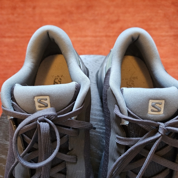 Salomon Women's X Reveal Trail hiking Shoes Size 7.5 LIKE NEW Basalm Green - Picture 6 of 11